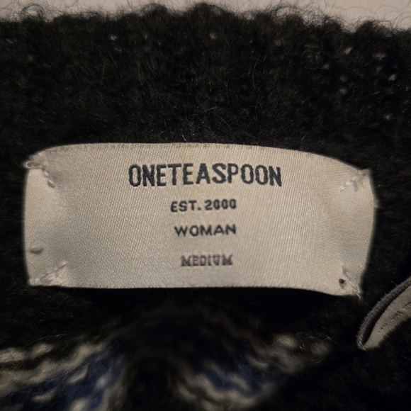 ONE TEASPOON Bonnie Striped Sweater oversized Mohair blend - Picture 4 of 4